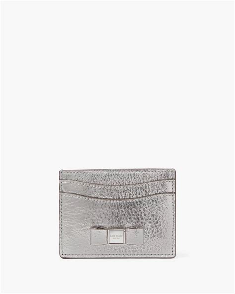 kate spade metallic cardholder.